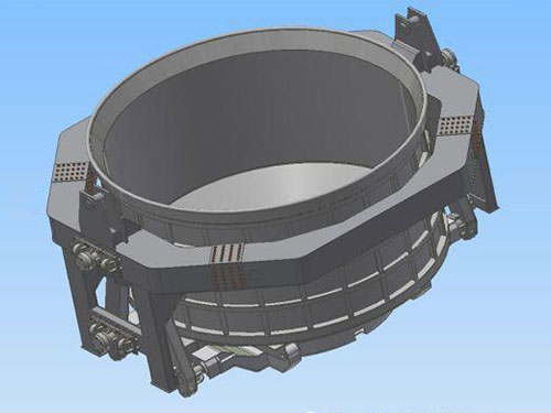 Dry quenching lining plate